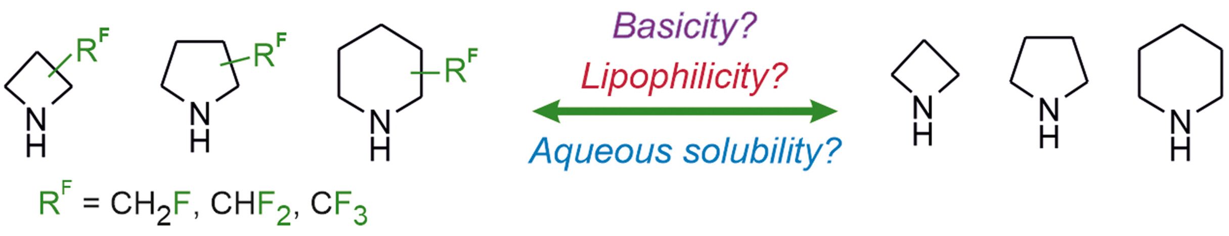 Melnykov, K. P.; Tavlui, O.; Skreminskiy, A.; Kuchkovska, Y. O.; Grygorenko, O. O. Impact of fluoroalkyl substituents on physicochemical properties of saturated heterocyclic amines