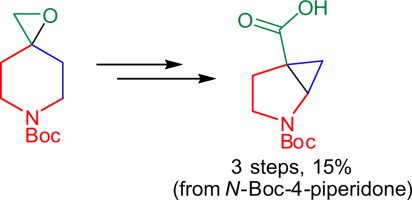 The synthesis of a 2-azabicyclo[3.1.0]hexane by rearrangement of a spirocyclic epoxide
