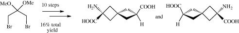 Synthesis of conformationally restricted glutamic acid analogs based on the spiro[3.3]heptane scaffold